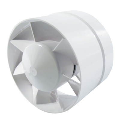 Ventilution Axiallüfter, 185 m³/h, für 125 mm Rohr, Stufenanschluss