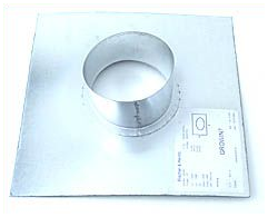Ventilution Wandflansch, Metall, für ø 100 mm