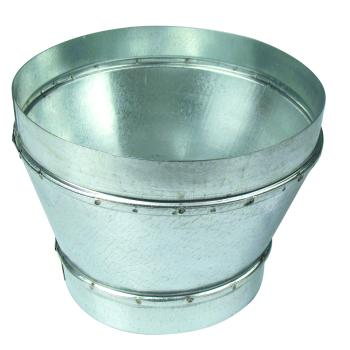 Ventilution Reduzierstück, Metall, ø 200 mm auf 160 mm