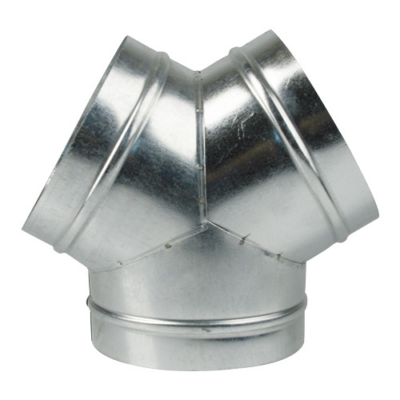 Ventilution Y-Stück, Metall, für ø 160 mm