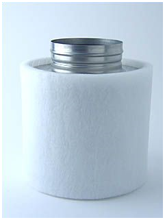 Prima Klima Aktivkohlefilter PROFESSIONAL LINE, opti.180 m³/h, inkl. Anschlussflansch ø 125 mm