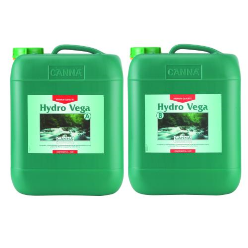 CANNA Hydro Vega A und B, Wachstumsdünger, je 10 L (hartes Wasser)