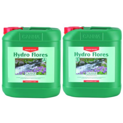 CANNA Hydro Flores A und B, Blütedünger, je 5 L (hartes Wasser)