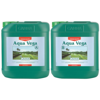 CANNA Aqua Vega A und B, Wachstumsdünger, je 5 L