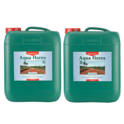 CANNA Aqua Flores A und B, Blütedünger, je 10 L