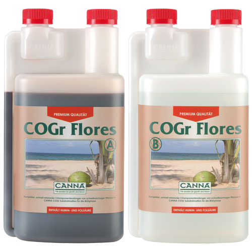 CANNA COGr Flores A und B, Blütedünger, je 1 L