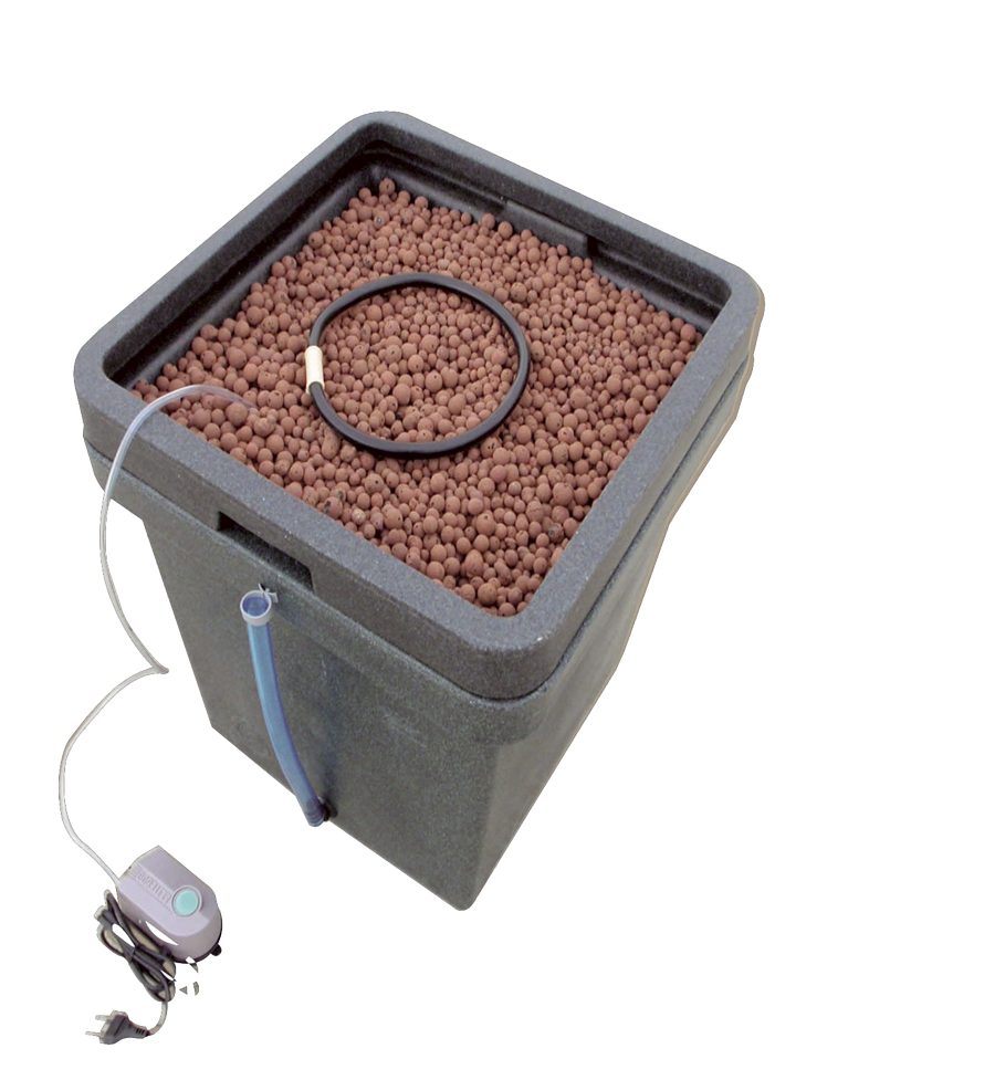 T.A. CultiMate S box, hydroponisches System, inkl. Pumpe, 30,5 x 30,5 x 37 cm, 15 L