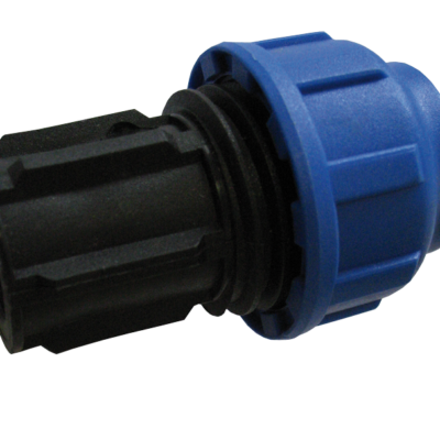 Endstopfen, für 25 mm PE-Rohr, verschraubt