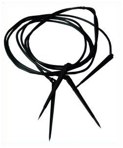Wasserspinne, Verteiler, 4x 1 m, Tropfschlauch, 45° gebogen