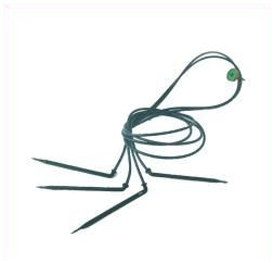 Wasserspinne, Verteiler, 4x 1 m Tropfschlauch, 45° gebogen
