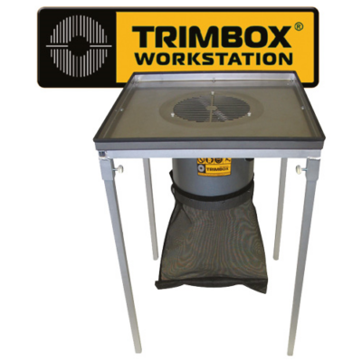 Trimpro Trimbox, Erntemaschine inkl. Workstation, Maße aufgebaut 45,7 x 45,7 x 68,5 cm