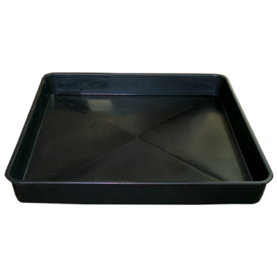 Garland Pflanzschale, klein, schwarz, quadratisch, 60 x 60 x 7 cm