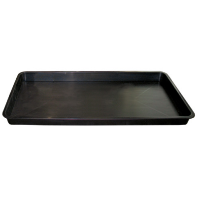 Garland Pflanzschale, groß, schwarz, rechteckig, 79 x 40 x 5 cm