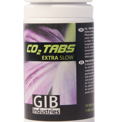 GIB Industries CO2 Tabs Extra Slow, 1 Dose mit 72 Tabletten