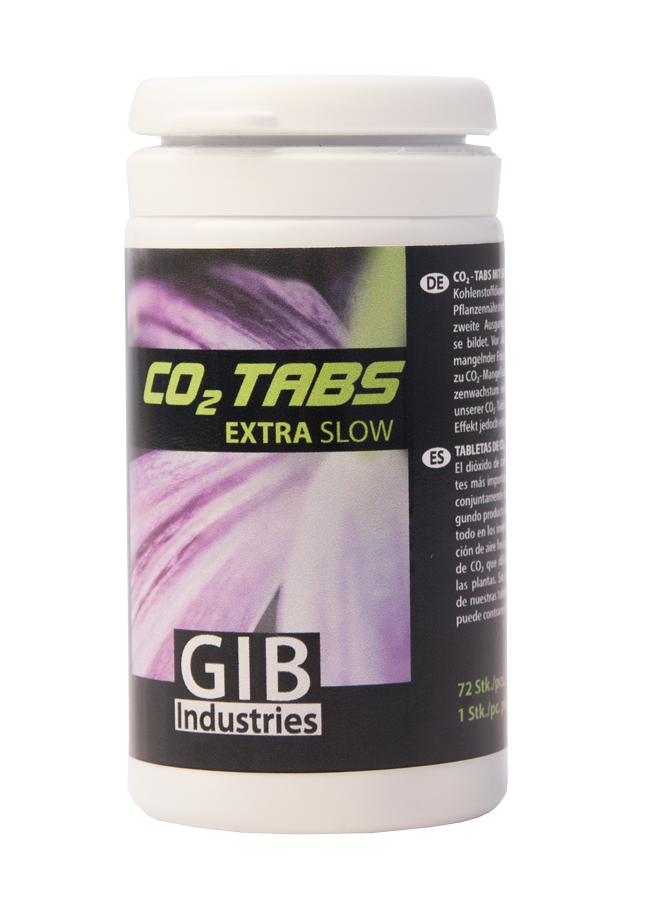 GIB Industries CO2 Tabs Extra Slow, 1 Dose mit 72 Tabletten
