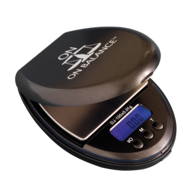 On Balance Mini-Digitalwaage, DJ-100, 0,01g-100g, schwarz