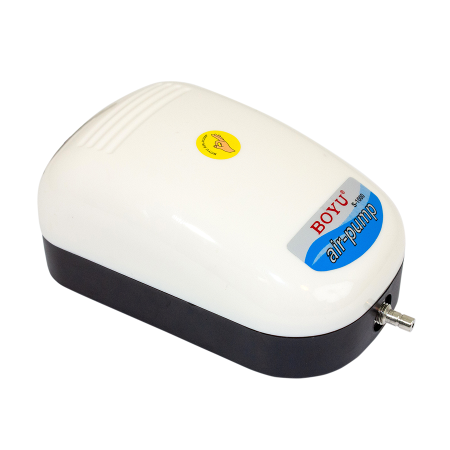 BOYU S-1000 Luftpumpe, 252 L/h, 3 W,Eurostecker