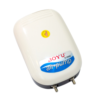 BOYU S-2000 Luftpumpe, 480 L/h, 3 W, Eurostecker