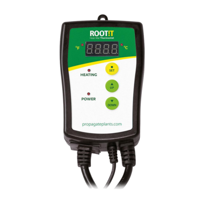 ROOT!T Thermostat für Heizmatten, max. 1000 W, Schuko-Stecker, digitales Display