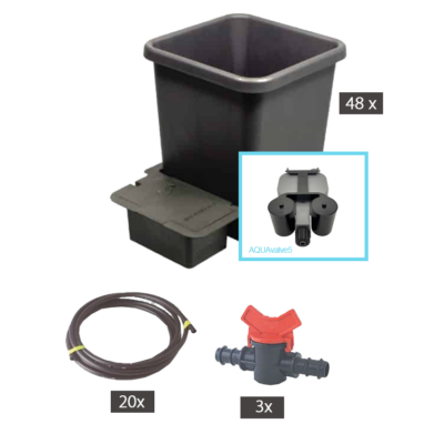 Autopot 48Pot System AQUAvalve5 ohne Tank