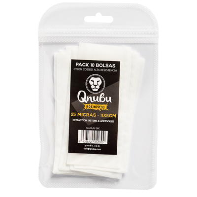 Qnubu Extraktionsbeutel 25 µm, 11 x 5 cm, 10 St je Pckg