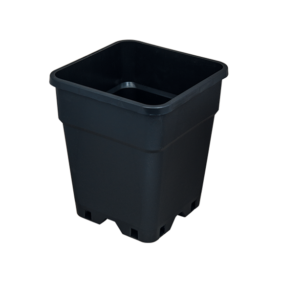 PotKing, Topf, quadratisch, 33x33x35cm, schwarz, 25 L