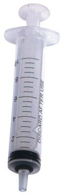 Einwegspritze, 10 ml, schwarz graduiert, 64 St je Beutel