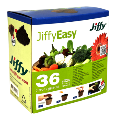 Jiffy, Quick soil mix, 36 Tabs je Pckg, 38 mm