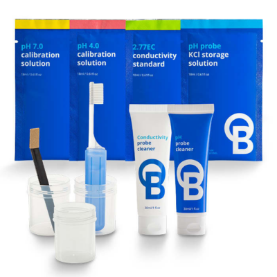 Bluelab EC und pH Reinigungs- und Kalibrierset