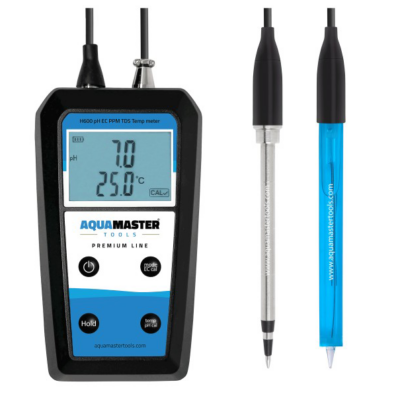Aquamaster, Substrat Meter H600 Pro, pH/EC/PPM/TDS/Temp. -Meter, Handheld