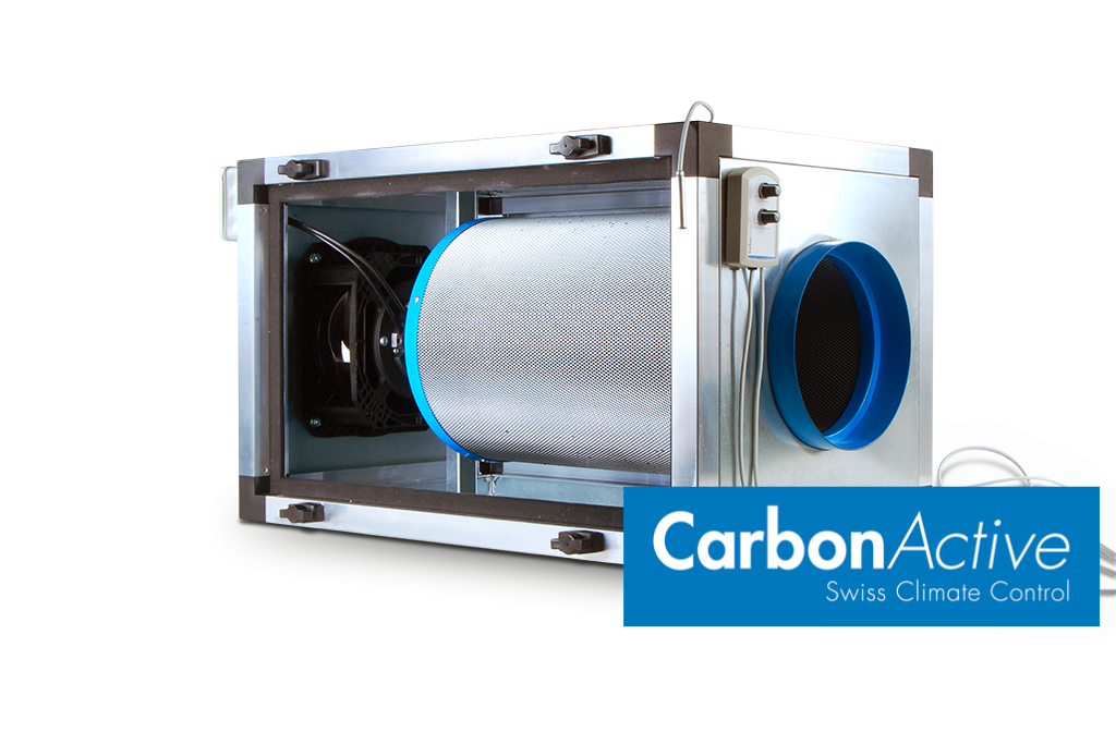 CarbonActive EC Inline Filter Unit HL 500m3/h, 700Pa