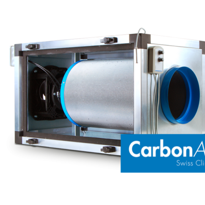 CarbonActive EC Inline Filter Unit HL 800m3/h, 1200Pa