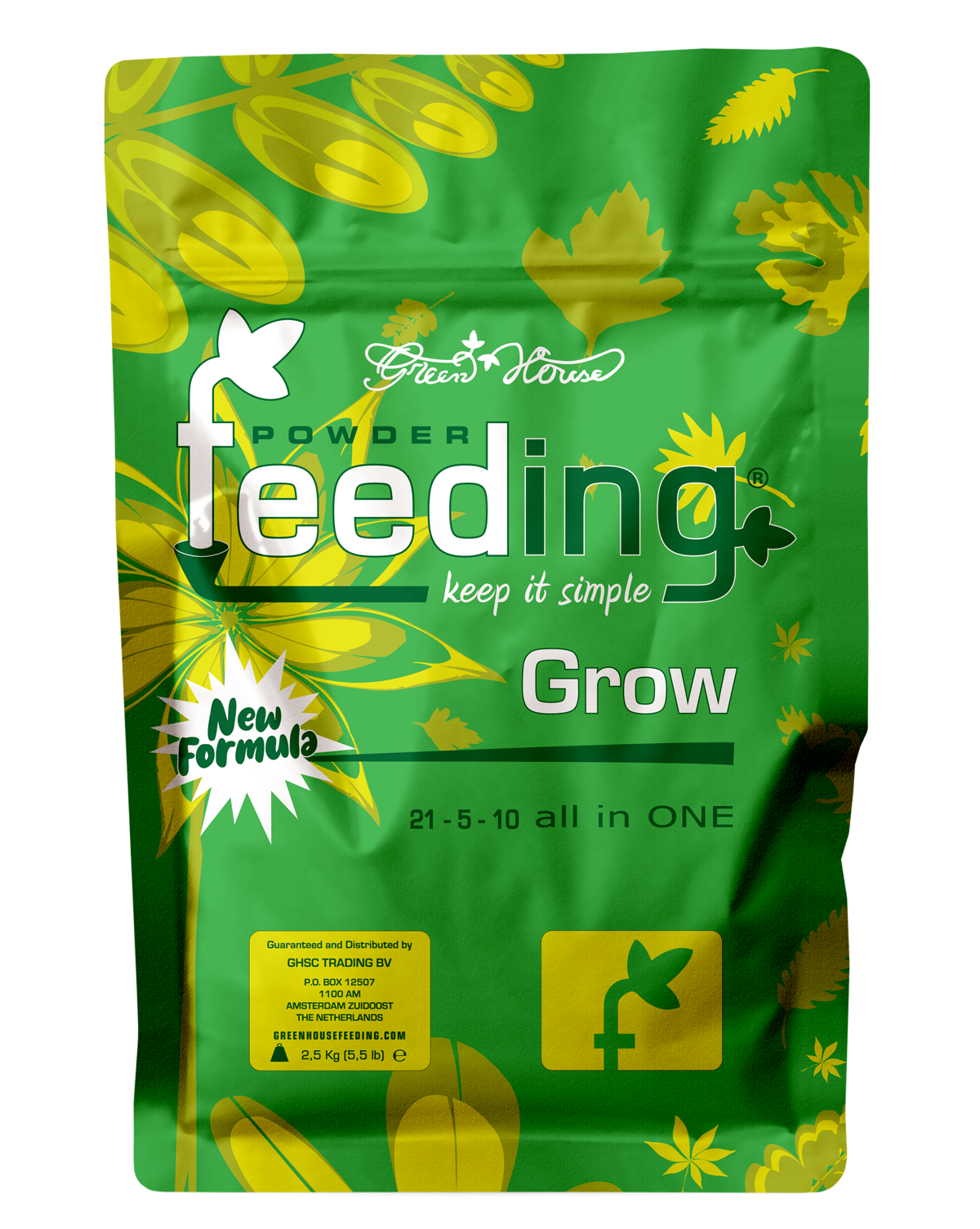 Green House Feeding, Grow, Pulverdünger, 2,5 kg