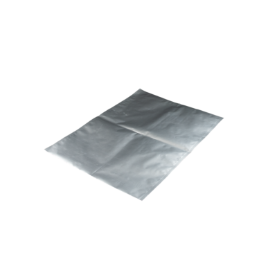 Qnubu Beutel aus Aluminiumfolie silberne, verschließbar, 45 x 60 cm, 50 St je Pckg