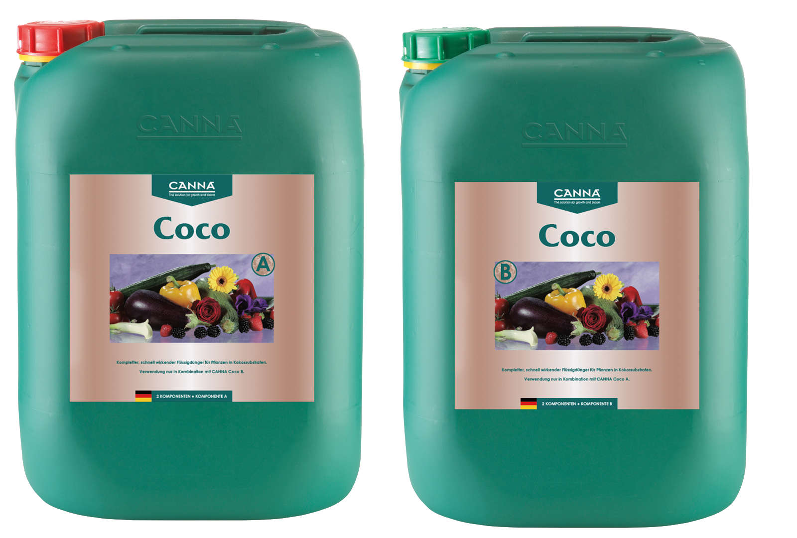 CANNA Coco A und B, für Wachstums- und Blütephase, je 20 L