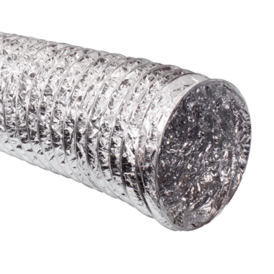 Silber-Aluminium-Lüftungsschlauch 10m - 254mm