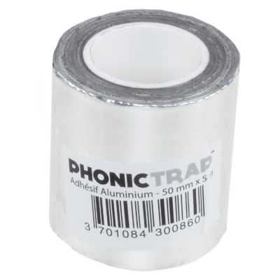 PhonicTrap Silbernes Klebeband - 50mm x 5m