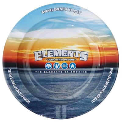 Elements Metal Ashtray – Blue