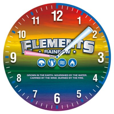 Elements Rainbow Wall Clock