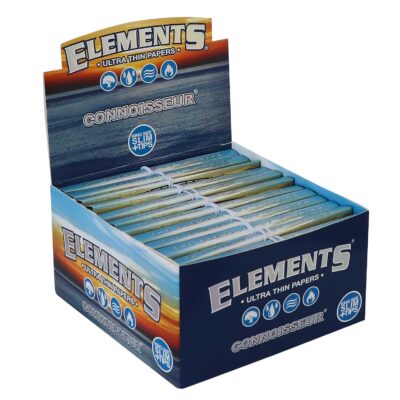 Elements Connoisseur – King Size Slim + Tips, 32 Blatt