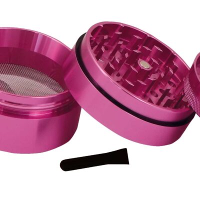Elements Pink Grinder Aluminium 4 Part Large