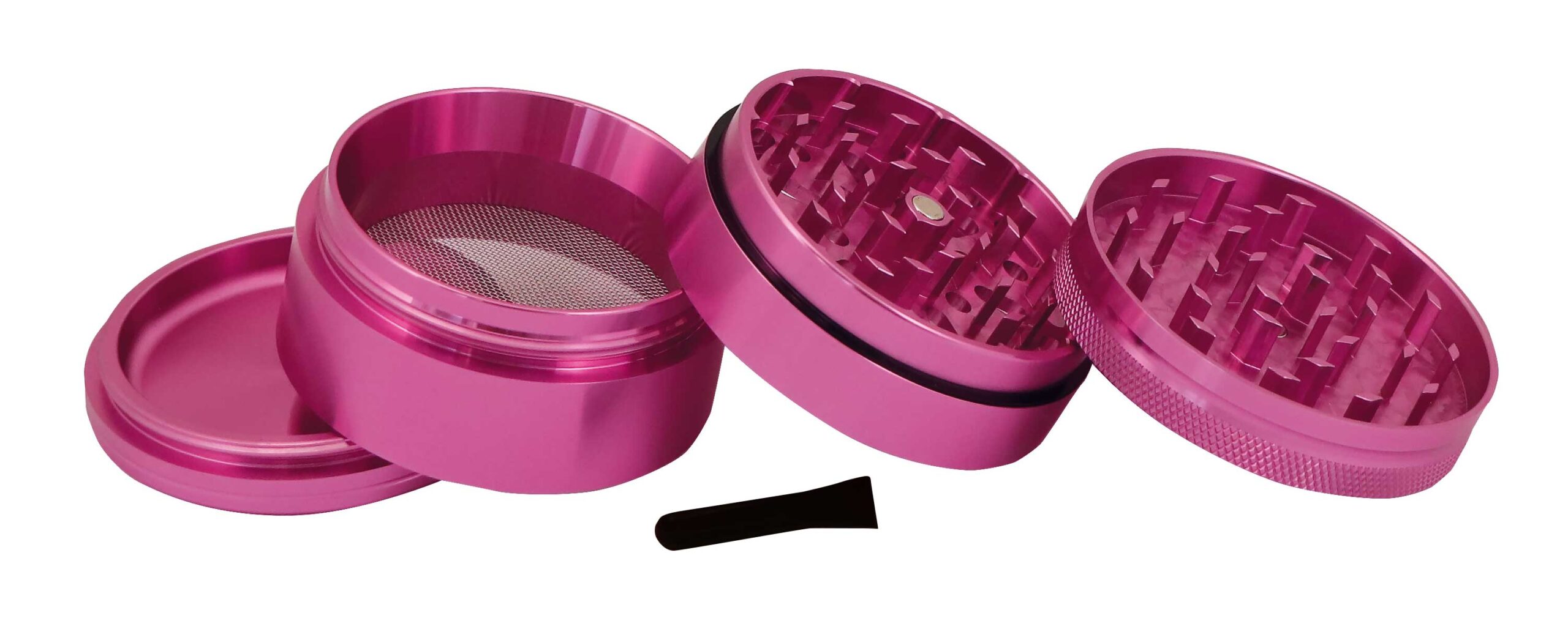 Elements Pink Grinder Aluminium 4 Part Large