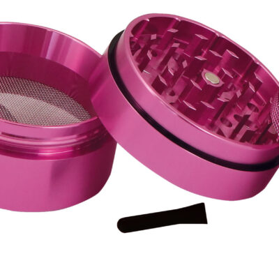 Elements Pink Grinder Aluminium 4 Part Medium