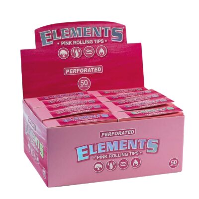 Elements Pink Tips Perforated, 50 Blatt/booklet, 50 Box