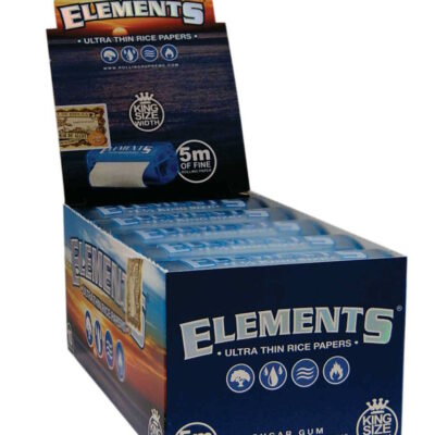 Elements King Size Rolls – 5m With Plastic Holder