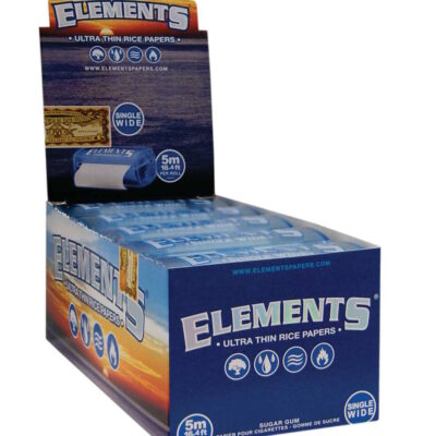 Elements Single Wide Rolls – 5m With Plastic Holder