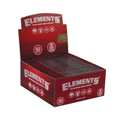 Elements Red King Size Slim, 32 Blatt