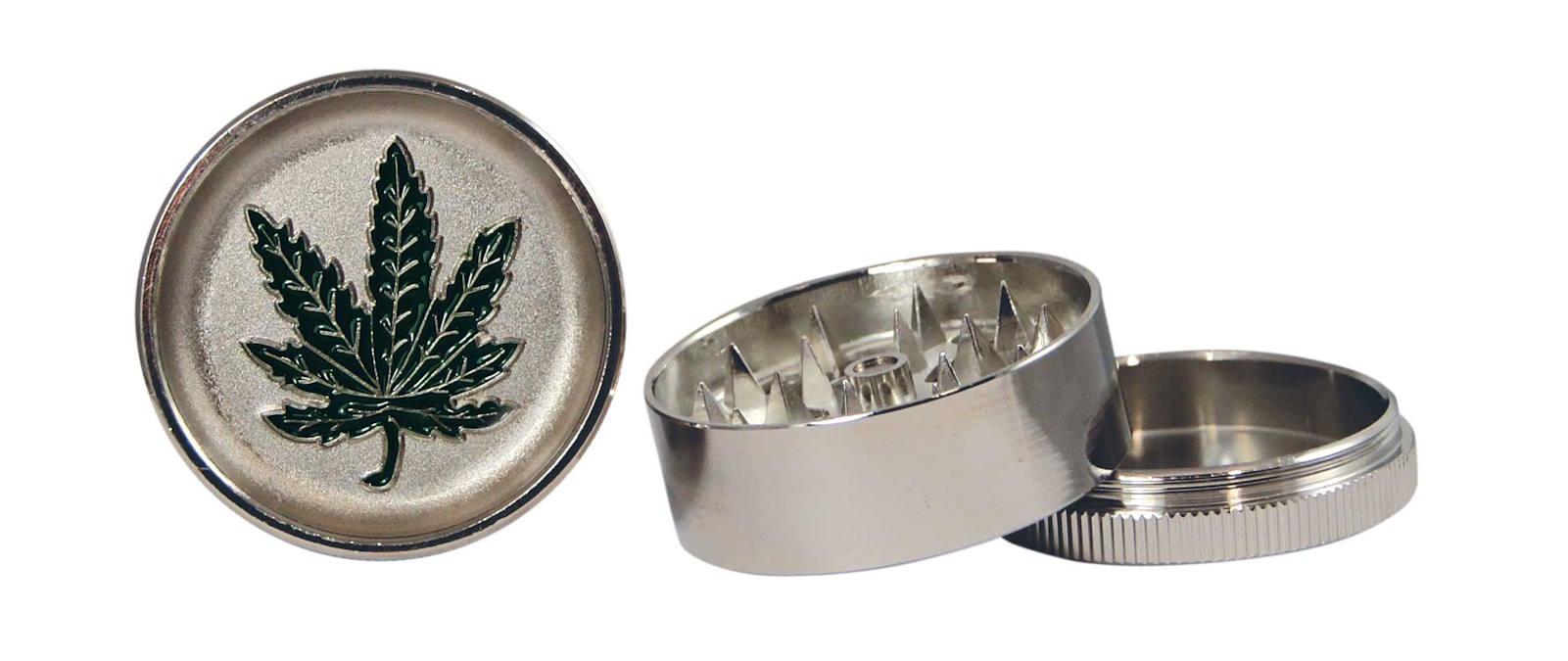 Buddy Grinder 1 – Leaf – With Magnet & Sifter: 3 P
