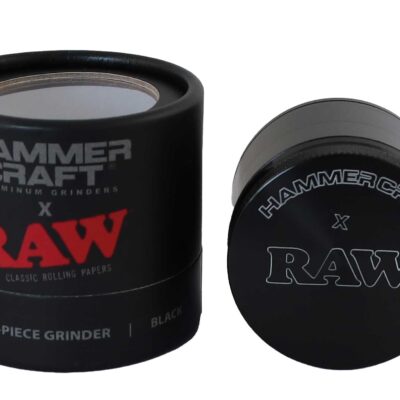 Hammercraft × RAW Aluminum Grinder 4PT – Black – Size M