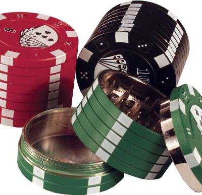 Poker Chip Grinder – With Magnet & Sifter – 3 Part